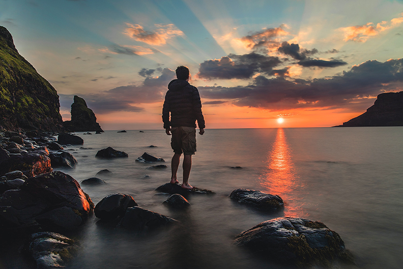 Dawn at the Ocean