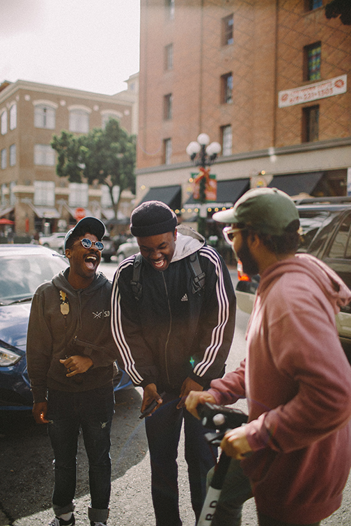 Group of Friends Laughing